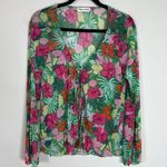 Dippin' Daisy's  Tropical Floral Swim Cover-Up Size Medium‎ Photo 1