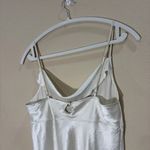 Victoria's Secret Satin Slip Dress Cream Cowl Neck Spaghetti Strap Sz S Bridal Photo 4