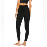 Beach Riot  SPORT Glitter Ayla Legging Black Glitter Large Workout Yoga Running Photo 1