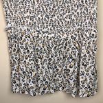 Patrons of Peace NWT Women’s Animal Print Lace-Up Front Smocked Peplum Tank Top Photo 3
