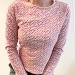 Gap Vintage  Pink Floral Long Sleeve Tee Photo 1