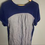 Vince blue cuffed sleeve t shirt dress Photo 7