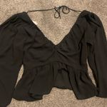 H&M  Flowy Black Top Photo 3