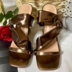Mata Shoes NEW Bronze Heels Photo 2