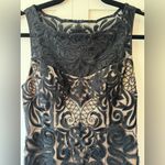 Sue Wong Lace Black Cocktail Dress Above Knee Size 2 Photo 4