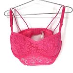 Victoria's Secret  Pink Lace Bralette Push Up Women's Size XL Photo 0