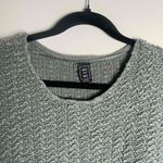 Me to We  Women's Green Cable‎ Knit Pullover Chenille Sweater Large Photo 2