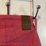 Toy G women’s size 29 rose pink pleated studded waist stretchy chino pants 32x28 Photo 5