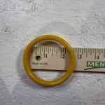 Vintage Bakelite style Bangle Bracelets Red Yellow Set Photo 3