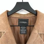 VTG OUTBROOK Suede Leather Jacket Tan L Size L Photo 8