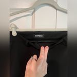 EXPRESS New  Black High Waisted Work Business Pants Trouser Slim Straight 0 Long Photo 1