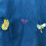 st. john's bay St. John’s Bay velour style long sleeve embroidered button down top medium Photo 6