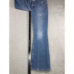 American Eagle Vtg  Flare Leg Jeans Women 10 Low Rise Stretch Distressed 30x30 Photo 5
