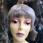 Grey silver wig sale human hair short pixie 2019 Gray Photo 0