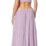 MISA Los Angeles Misa Eleven Knit Jersey Strapless Cut Out Midi Dress Lavender Size L NWT Photo 1