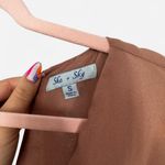 She & Sky Flowy Peach Colored Romper (flaw) Photo 2