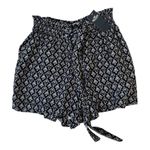 Hollister Shorts Women's small Ultra High Rise Floral Shorts Tie Waist Paper Bag Photo 3