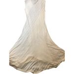 & Other Stories & Other Stories Savoir Sheer Knit Maxi Dress Cream Asymmetrical Midi Size s Photo 1