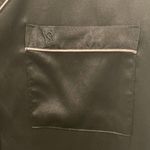 Victoria's Secret VICTORIA’S SECRET Black Nightshirt White Trim Photo 2