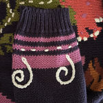 VTG 90’s Melrose Floral Over Sized Sweater Sz SP Cottagecore Peasant Y2K Grunge Purple Photo 5