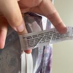 ZARA NEW  Purple Marble‎ Satin Effect Long Sleeve Printed Top Size S Blouse Top Photo 7