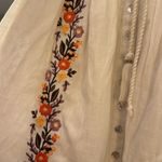Patrons of Peace Embroidered White Skirt Photo 8