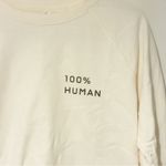 Everlane  Women's White 100% Human Long Sleeve Crewneck Sweatshirt Photo 1