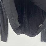 Good Luck Gem  Black Strappy Long Sleeve V-Neck‎ Blouse NWT Size L Photo 5