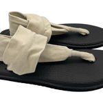 Sanuk  yoga sling 2 prints sandals women’s size 9 tan Photo 0