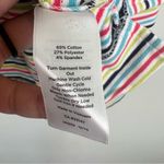 Talbots Size XL-striped sweater mock turtleneck drawstring soft comfy split hem Photo 5