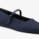 Birdies The Hummingbird Mary Jane in Dark Denim Women’s Size 7 Like New Blue Photo 0