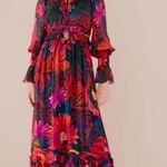 Farm Rio NWT  bird flowers maxi dress small Photo 0