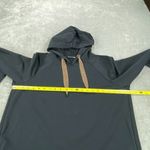 Brunello Cucinelli  Pockets Hoodie Dress Womens Large Black Long Sleeve Italian Photo 11