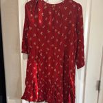 Market & Spruce NWT Red Sundress with Bishop Sleeves / C42 Photo 3