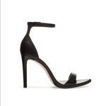 ZARA Barely There LEATHER SANDAL black minimalist Shoes Womens Size 40 2… Photo 1