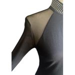 Windsor -STUDDED COLLAR BLACK BODYCON DRESS-SIZE SMALL Photo 5