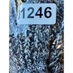 Aerie Size XL Lace Up Sweater Confetti Knit Black White Long Sleeve Chunky Cozy Photo 6