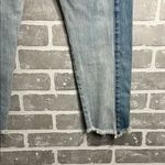 American Eagle  Vintage High Rise Fit Blue Blue Jeans Size 2 Button Fly Cropped Photo 6