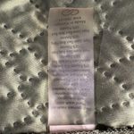 Calia Medium Crop Sweatshirt Quilted Pullover Funnel Neck 3/4 Sleeves Pocket Green Photo 6