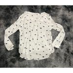 Bass cotton long‎ sleeve white women's Size L Elephant Feminine Shabby Chic Boho Size L Photo 1