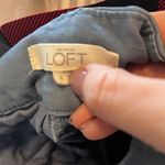 Loft  Light Blue Straight Legged Pant Size 6 Photo 5