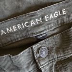American Eagle AE  Stretch Corduroy '90s Straight Pant Army Olive Green Size 16 Photo 8