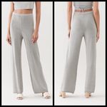 Cult Gaia ππ Shauna Knit Pant ~ Ultra High Rise Flared Leg Granite XS NWT Photo 8