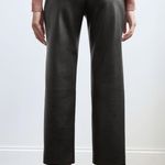 Aritzia Babaton Command Cropped Pant Vegan Leather NWT Black Photo 2
