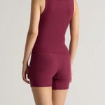 Quince  Wine Ribbed Tencel Lounge Boxer Shorts Size Small - 1pc NWOT Loungewear Photo 1