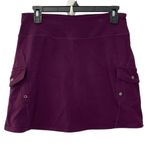 Athleta  Oasis Skort with‎ Cargo Pockets Size SMALL Plum Purple Photo 0