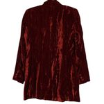 Hugo Buscati  Collection Burgundy Velour One Button Blazer Size 10 Photo 1