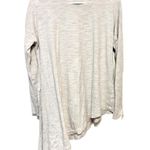 Lululemon  Shirt Women Sz Medium Long Sleeve Heather Grey Crewneck Asymmetrical Photo 1