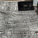 ZARA  Snake skin high rise skinny jeans size 8 Photo 5