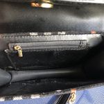 Wool Bag Purse Plaid Fabric Crossbody Black Photo 4